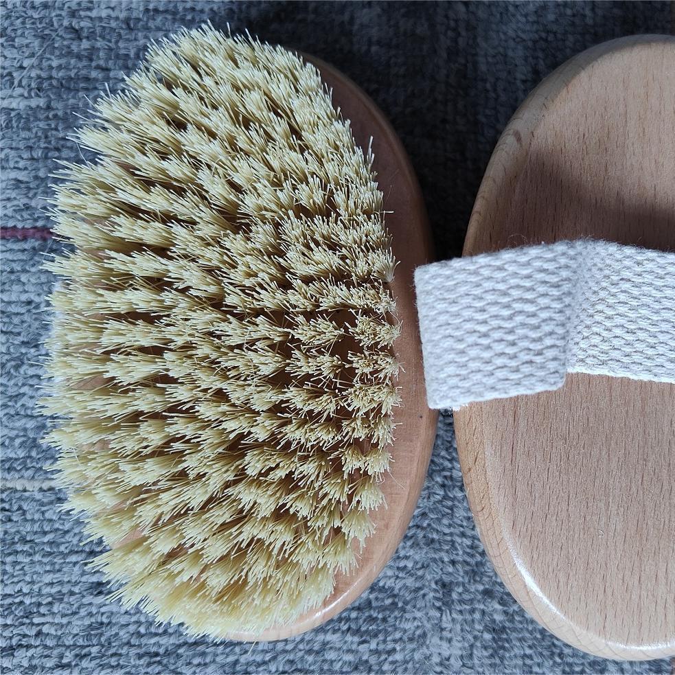 Cross-Border Bristle Massage Bath Brush - Handheld Round Body Brush