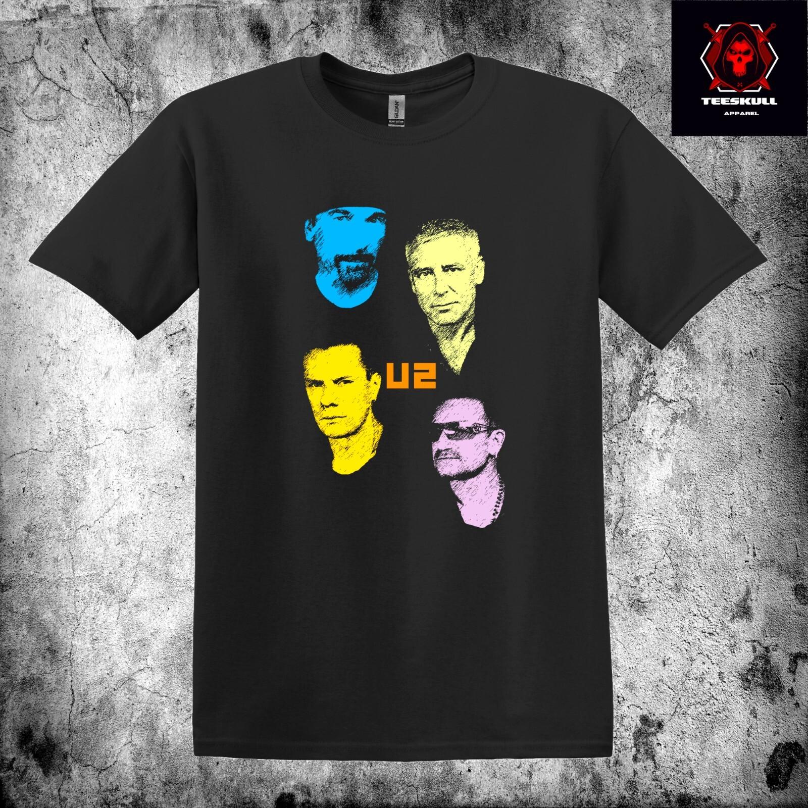 U2 Bono Heavy Metal Rock Band Tee Unisex Adults Heavy Cotton T-shirt S3XL XXXXL
