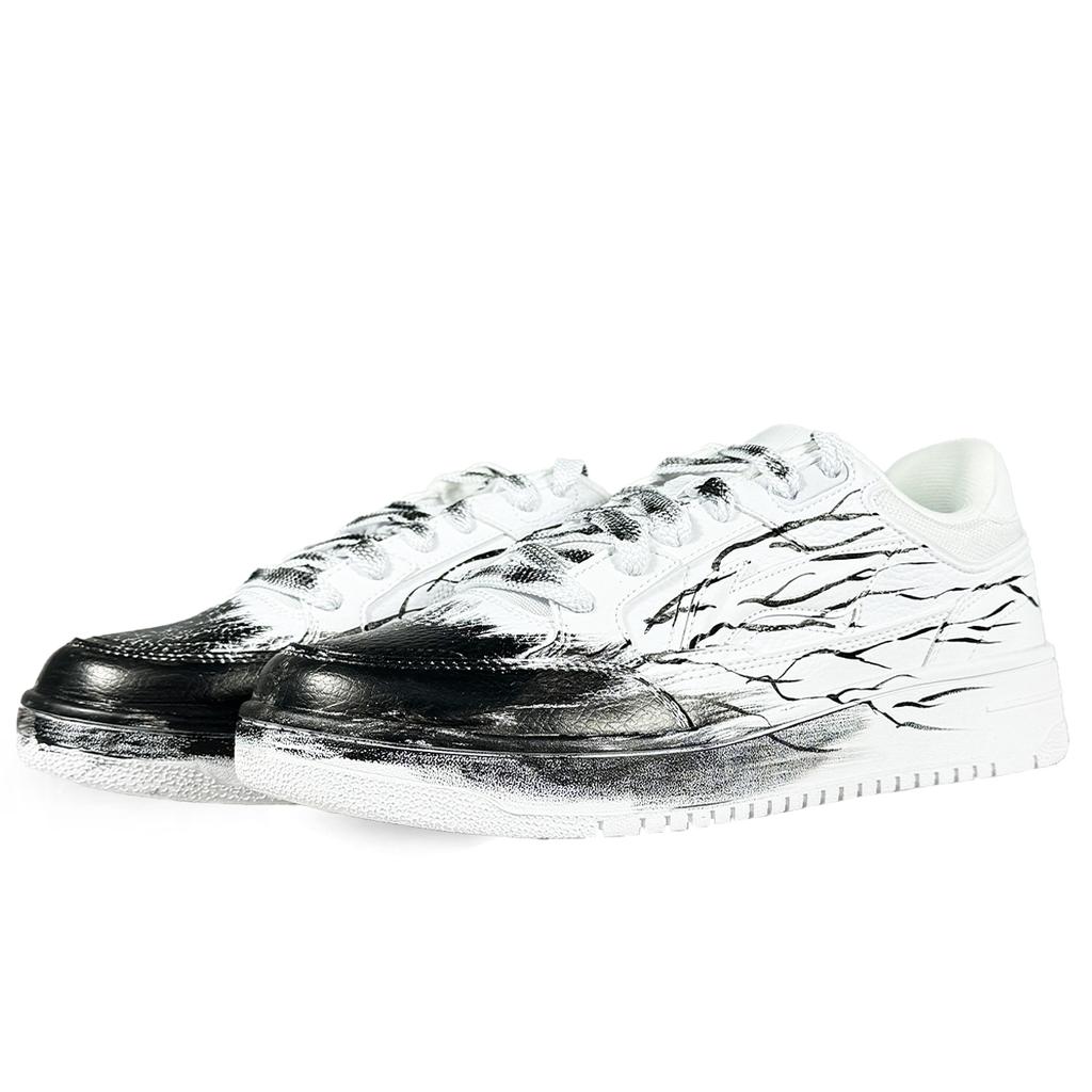 Li Ning Tianji Abrasion Resistant Height Increasing Low top Skateboard Shoes Men's AGCU095-5(Team667-)