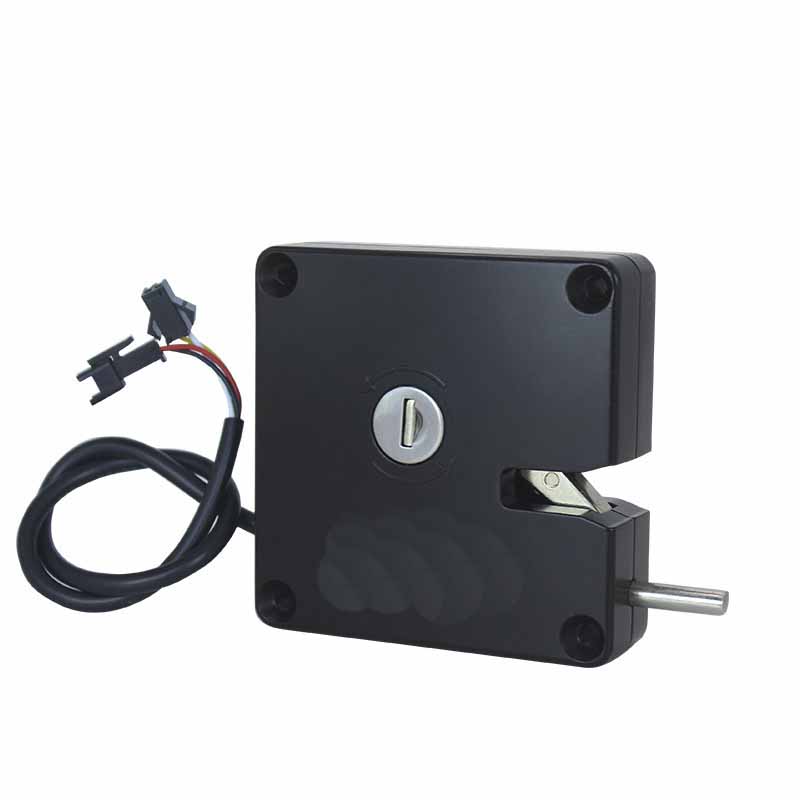 12V 2A Mechanical Key Electromagnetic Lock Cabinet Lock for Luggage Self-Storage Fitness Vending Machine Solenoid Locker