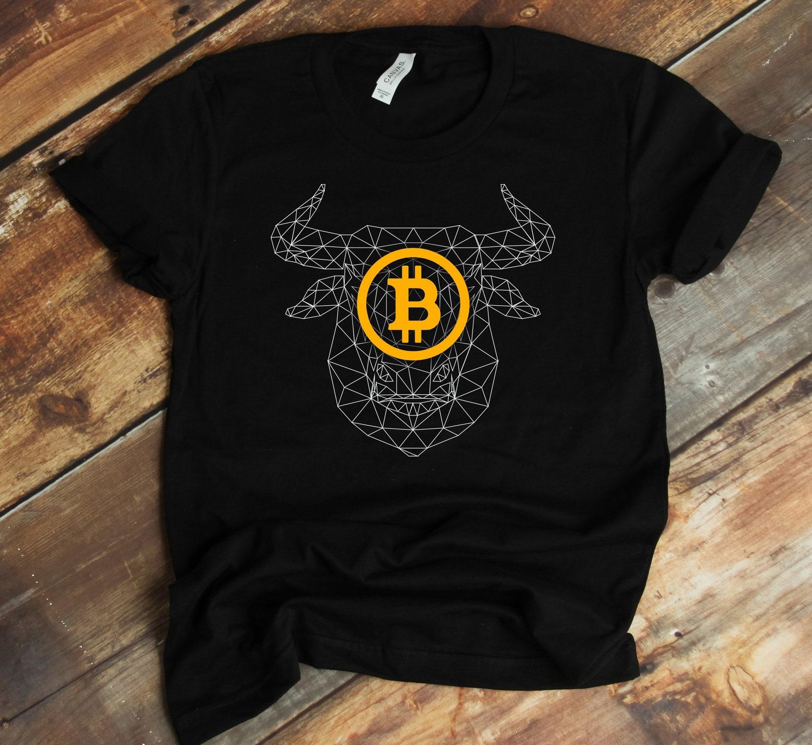 Bitcoin Bull T-Shirt, Bitcoin Shirt, Blockchain Tee, Cryptocurrency T-shirt, Tank-top, T-shirt, Crypto Tee, Ethereum, BTC 4XL