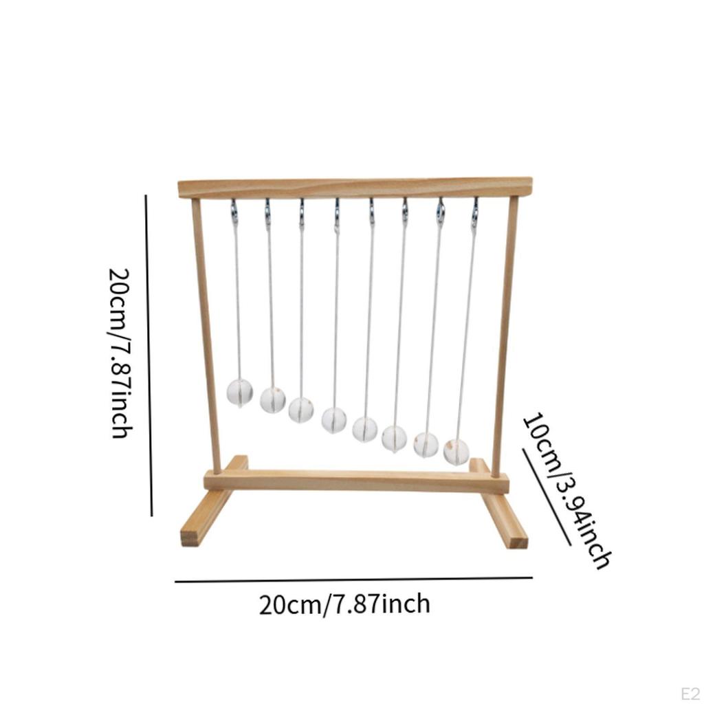 DIY Pendulum Cradle Balls,Science Experiment Toy Energy Conservation Model Sturdy Science Kit