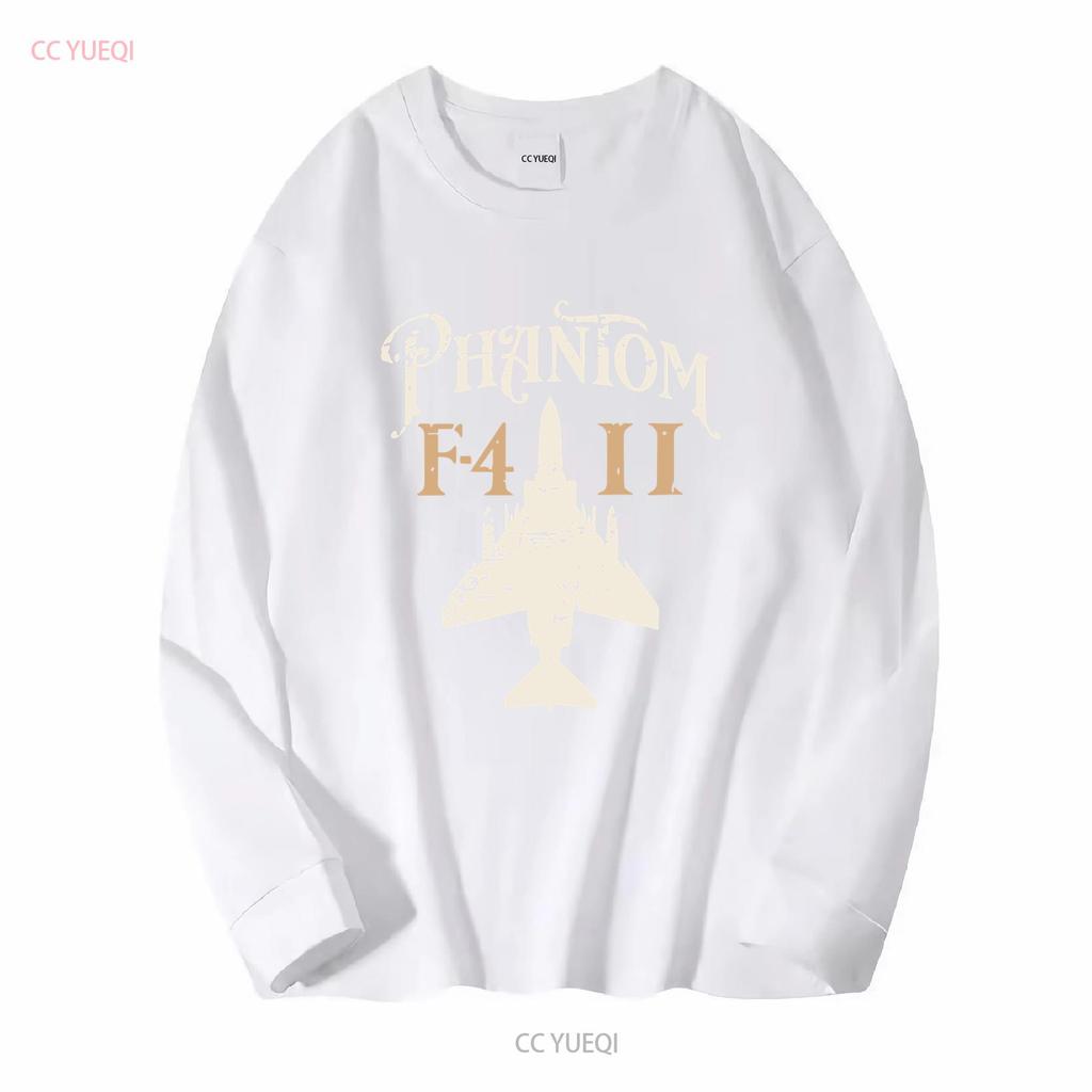 Vintage F 4 Phantom Ii Fighter Jet Aircraft Front And Back Premium T Shirt Size Vintage Washed Homme Casual Stylish Graphic