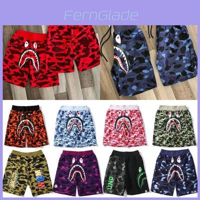 Ready Camouflage Shark Head Printed Cotton Shorts For Men Youth Fashion**