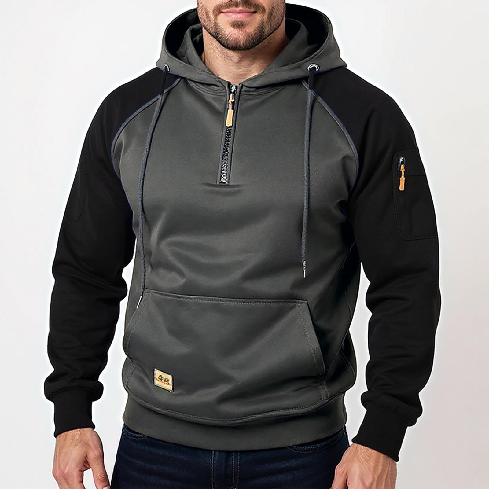 

Hooded Sports Tracksuit Unisex Running Outfits Long Sleeve Pullover Hoodies Sweatshirt XXXL