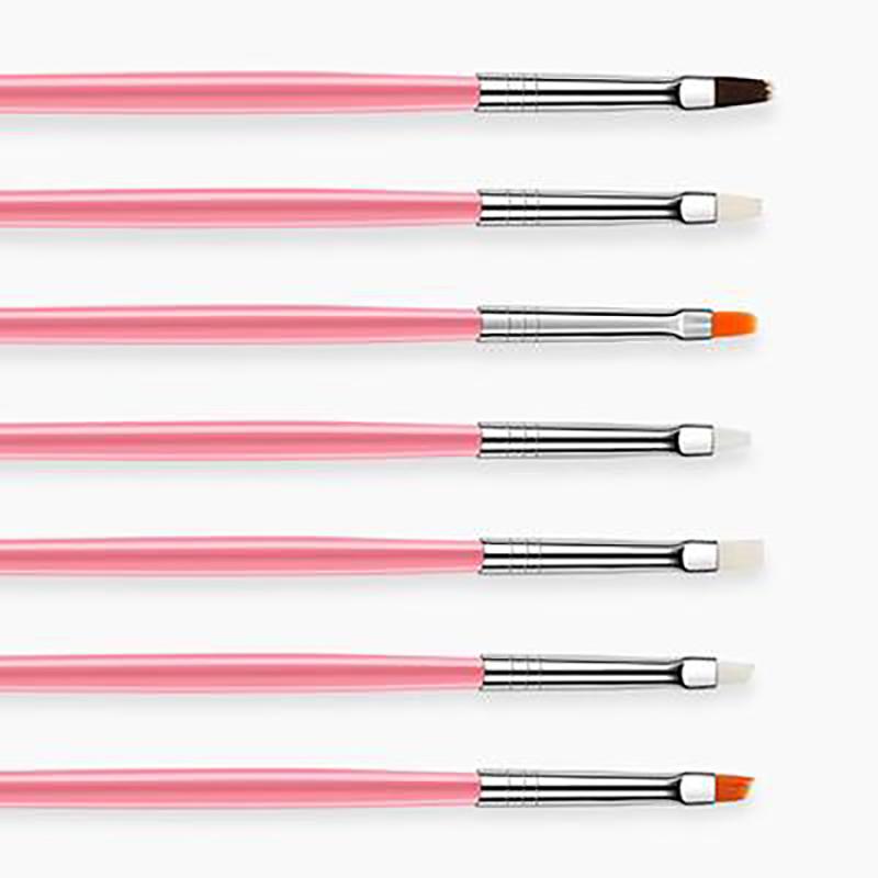 Lady Dotting Drawing Nail 15Pcs Hook Art Line Pen Polish Makeup Brushes Manicure Tool
