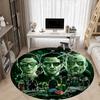 1pc THE Matrix Office Round Area Rug, Under Office Chairs Bedroom Living Room Home Decor, Room Deco, Available In Various Sizes