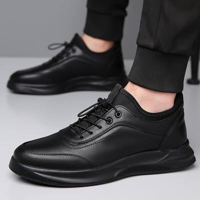 Scarpe da Passeggio alla Moda in Pelle Uomo Uomo Slip-on Scarpe Casual All-match Sneakers Traspiranti da Uomo Nuovi Scarpe Basse da Uomo Fatte a Mano per Esterno