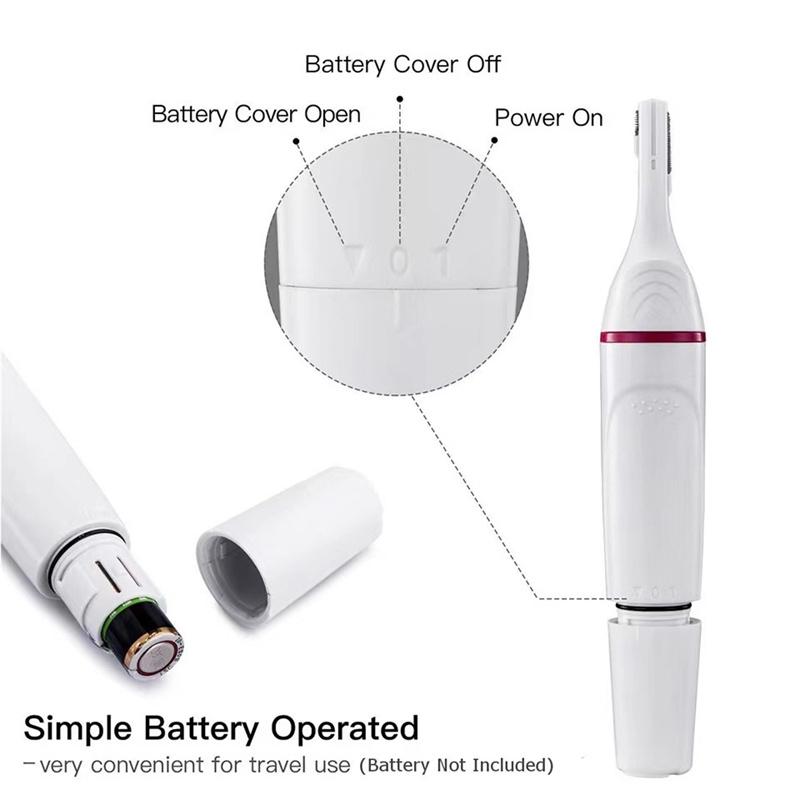 1/2/3/5PCS 5 in 1 Electric Epilator Painless Trimmer For Eyebrow Body Bikini Facial Hair Removal Hair Shaver Multifunction