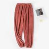 Women's Winter Coral Fleece Pajama Pants - Fleece-Lined, Thick, and Cozy Sleepwear