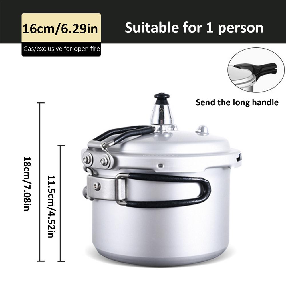 Camping Pressure Cooker Portable Rice Cooker Kitchen Pressure Cooker Cookware For Outdoor Outdoor Camping Cook Tool Steamer
