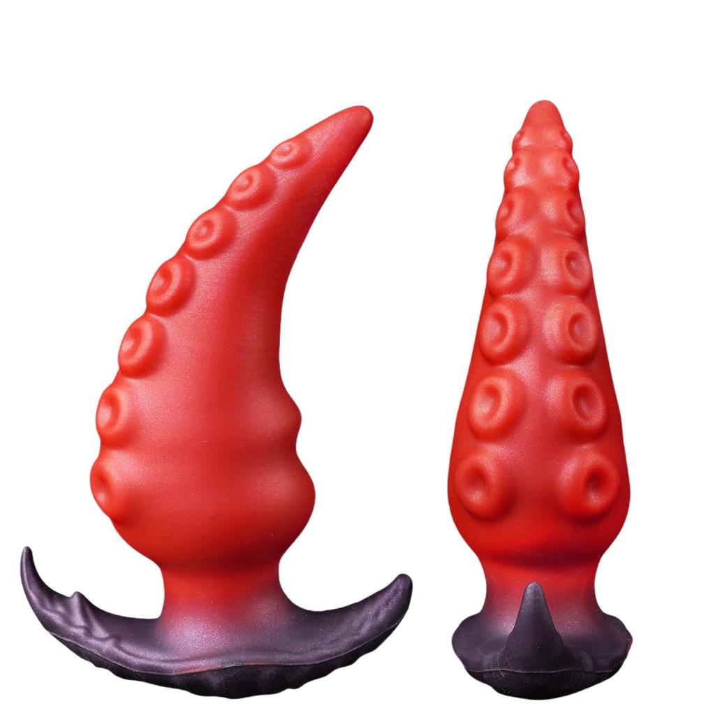 Anal Plug Shaped Octopus Penis Wearing Female Dildo For Outdoor Sex Anal Masturbation Toy
