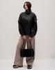 Women's Bag Polina&Eiterou 990220 Black Suede