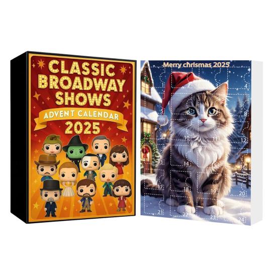 Classic Broadway Shows Advent Calendar 2025 24 Days Countdown Calendar With Iconic