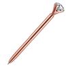 1 stück Kugelschreiber Schule Bürobedarf Hochzeit Schreibwaren Kristall Diamant Metall Rose Gold Luxus Spinning