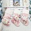 Christmas Stockings Socks Santa Snowman Hanging Xmas Tree Ornaments Christmas Decor For Home New Year Navidad Candy Gift Bags