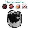 Portable Foldable Dirty Clothes Basket Mesh Breathable Clothes Storage Basket Large Capacity Easy Storage Laundry Basket