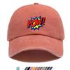 Pc American Retro Comic Book Style POW Print Baseball Cap Trucker Hat Comfortable Breathable Fashionable Beautiful Cartoon Ga