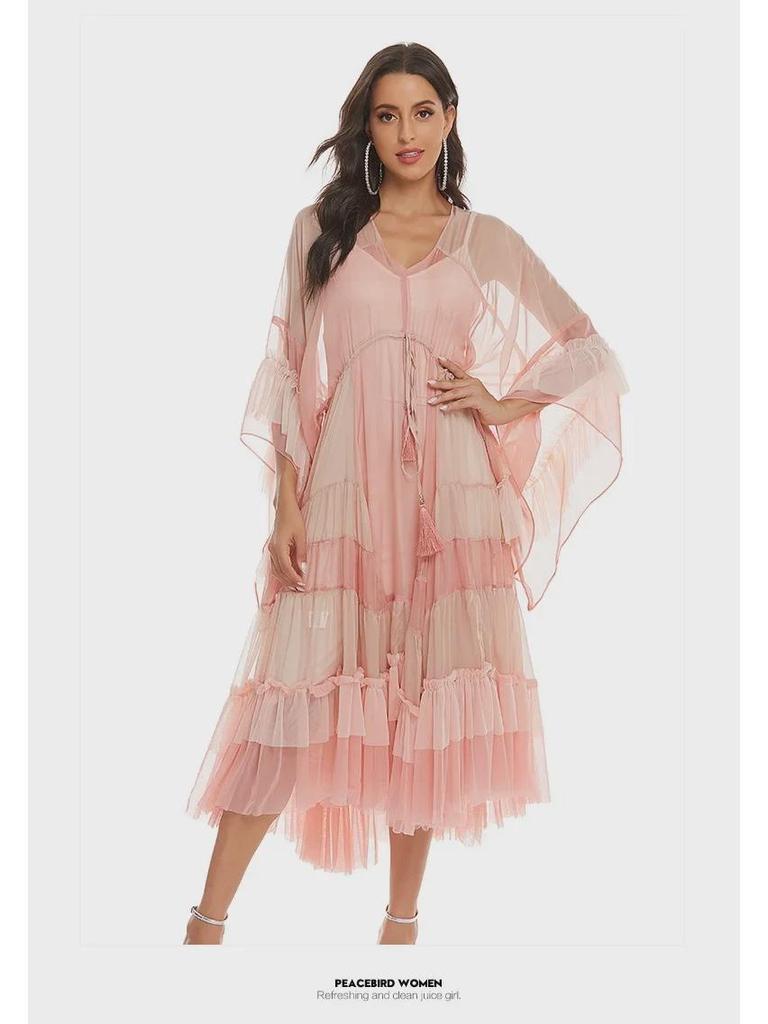 2024 Bohemian Long Skirt Beach Dress - Summer Holiday Style