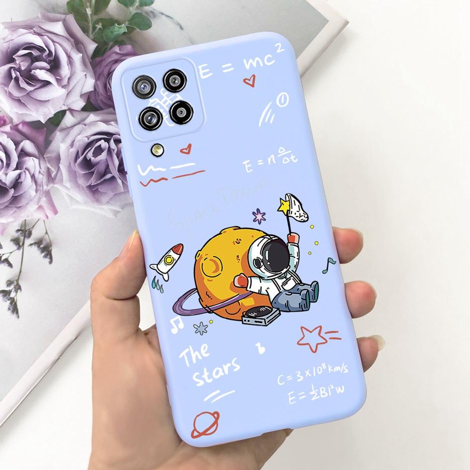For Samsung Galaxy A22 5G Case SM-A226B Back Cover Cute Astronaut Silicone Soft Coque For Samsung A22 4G A22s SM-A225F A 22 Para