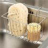 Stainless Steel Sponge Holder Double Layer Kitchen Drying Rack  Bathroom