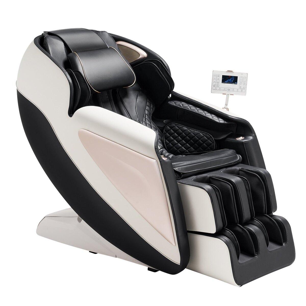 Scaun de Masaj Full Body Reclinabil Zero Gravity cu Șină SL și 36 de Airbag-uri