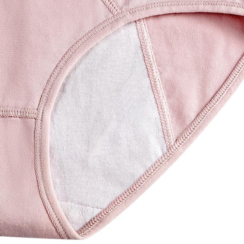 Plus-Size Women's Cotton Menstrual Underwear - Leakproof Period Panties