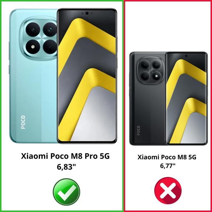 Coque pour Xiaomi Poco M8 PRO 5G - Silicone Gel TPU Transparent Protection Souple Ultra Mince Phonillico®