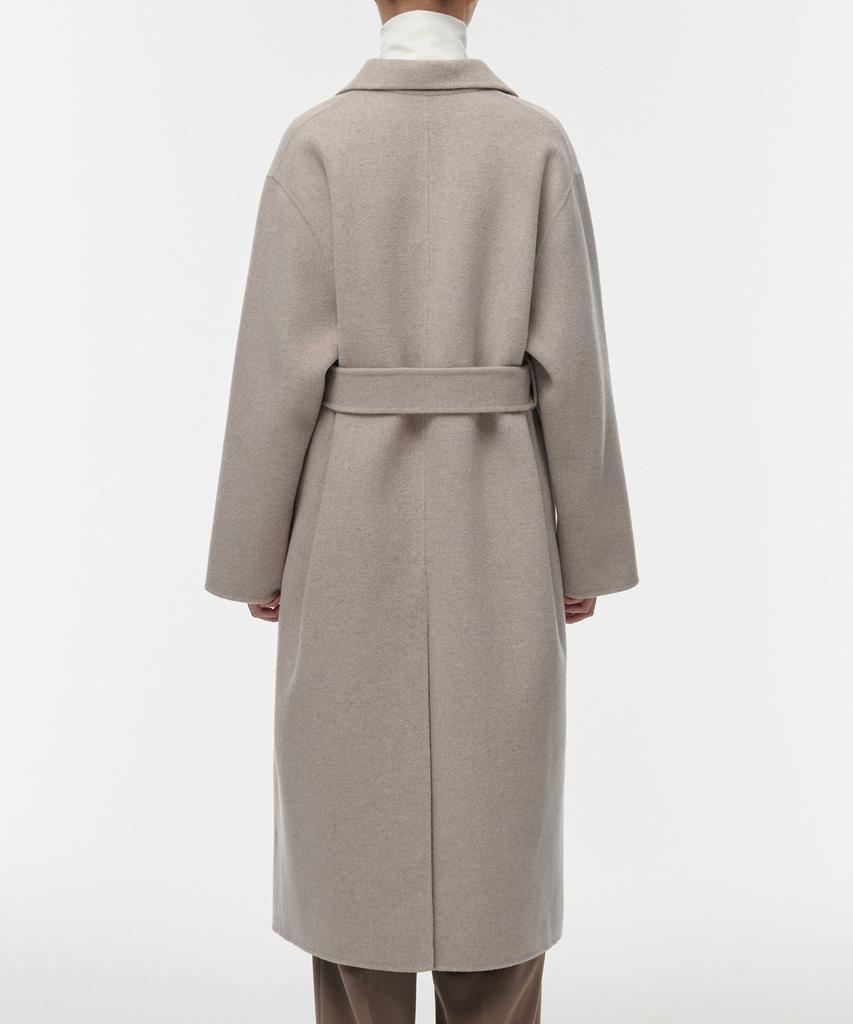 Musinsa Standard Woman Women'S Cashmere Blend Handmade Double Coat [Oatmeal]
