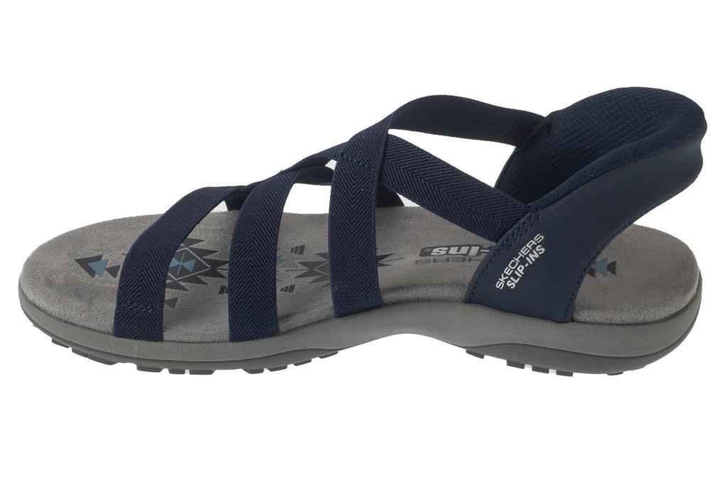 Skechers Slip-Ins: Reggae Slim - Stretch Flex, Womens Navy Sandals