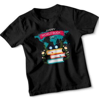World Book Day Kids Tshirt Costume Boys Girls Books Outfit Tee Wbd Apparel