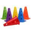 12/18Pcs Plastic Traffic Cone Football Training Maker Bucket Skate Obstacle Training Maker Cone Soccer Part