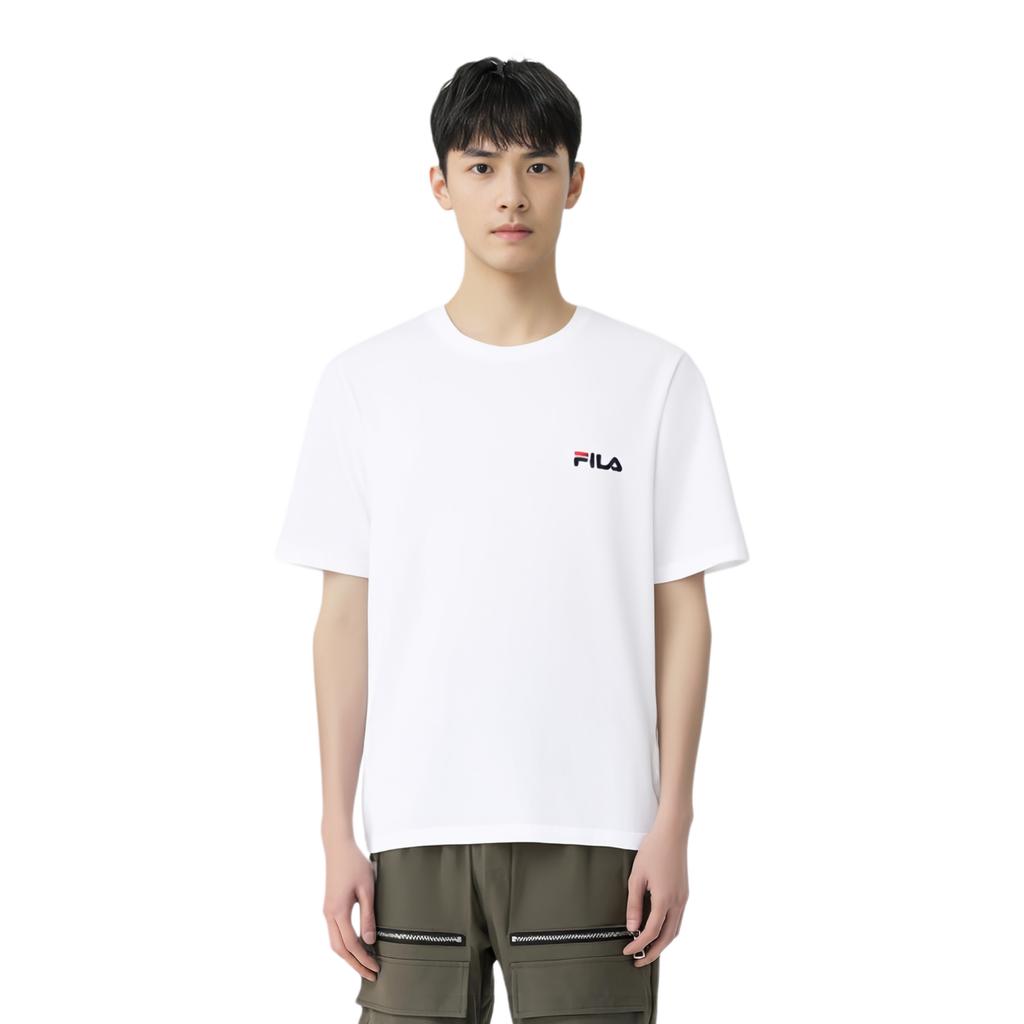 FILA Logo Round Neck Pullover Short Sleeve T-Shirt Unisex Tops FS262RS01U009191
