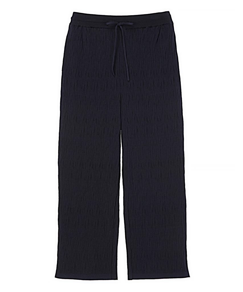 Jilseutyueoteunyuyogmaen Pleated Knit Pants - Black (Jnsw6B605Bk)