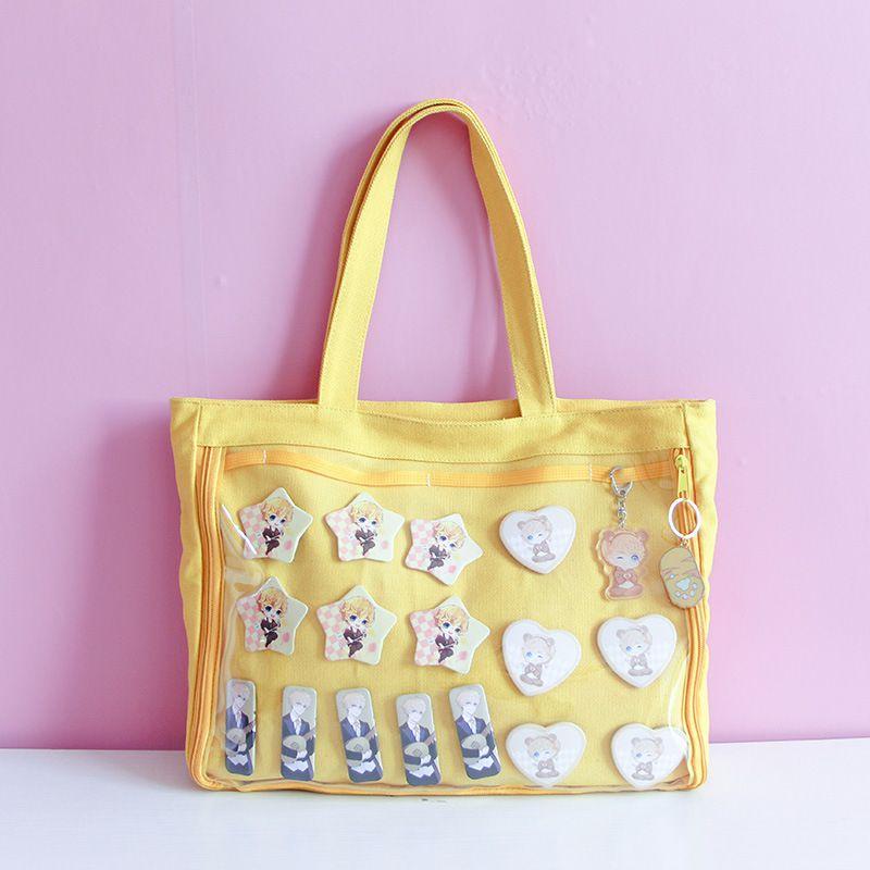 Elegant Japanese Sweet Lolita Harajuku Canvas Handbag For Cosplay Girls Jk Itabag