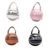 PU Basketball Women's Bag New Network Red Football Bag Personalized Fun Pink Basketball Bag Ins Versatile Chain Shoulder Bag