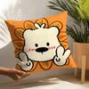 Funny Interesting Polar Bear Illustrations Pillow Case Home Living Room Decoration Linen Pillowcover Pillow Cases Cushion Cover