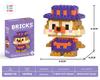 Cartoon Figurine Compatible Lego Bricks: Educational Micro Bricks Assemble Toy for Children
