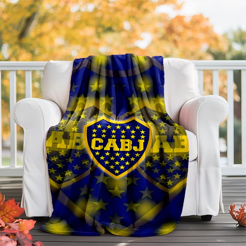 CABJ Flannel Blanket Soft All-Season Throw, Design for Camping, Car Travel, Hiking Sofa, Bed, Office Perfect Gift for Parties