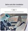 Mercedes C260L/V300 Suede Car Window Curtains - Double Rail, Non-Destructive Installation, Sun Protection & Light Blocking.