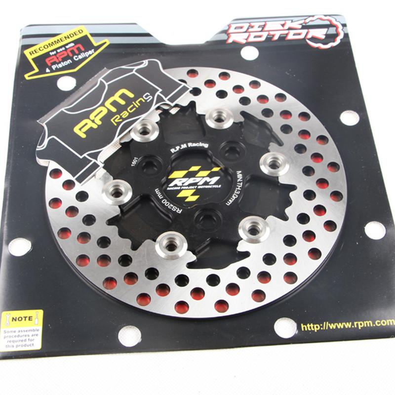 RPM Universal Motorcycle Brake Caliper+Brake Pump Adapter Bracket+200mm/220mm Disc Set For Yamaha Aerox Jog BWS MBK Nitro Stage6