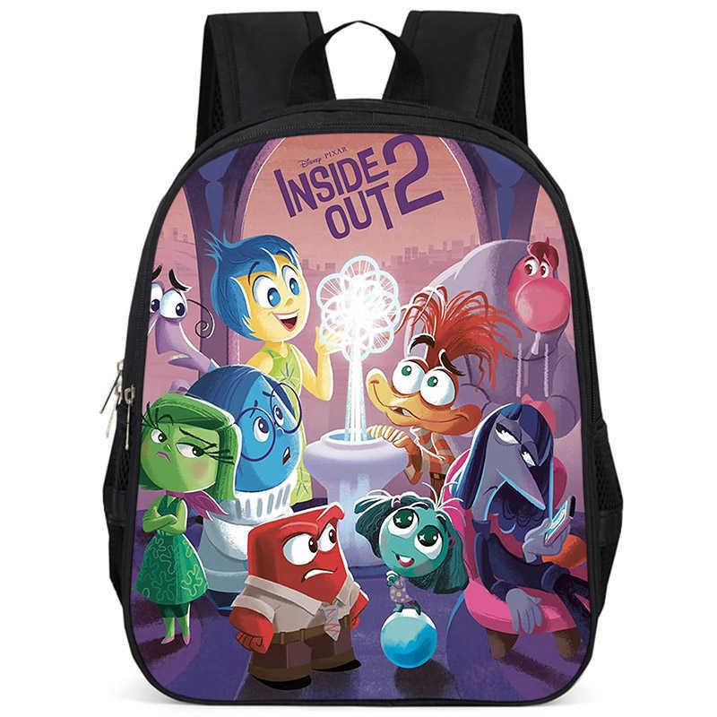 

Inside Out 2 Stylish 15-inch Student Backpack With Large Capacity For School Style V