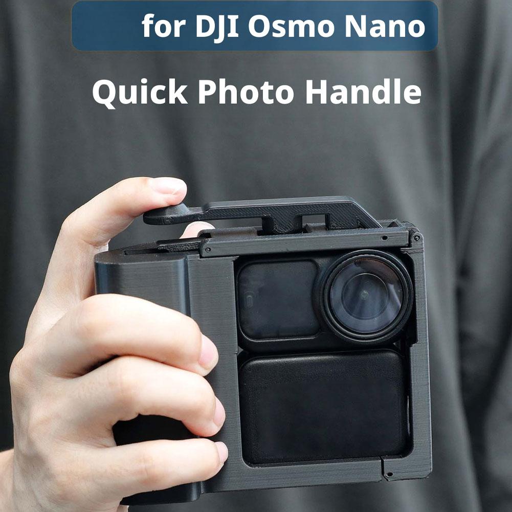 For DJI Osmo Nano DSLR Handle For Street Photography Quick Release Stand Handheld Micro Single Adapter Accessories