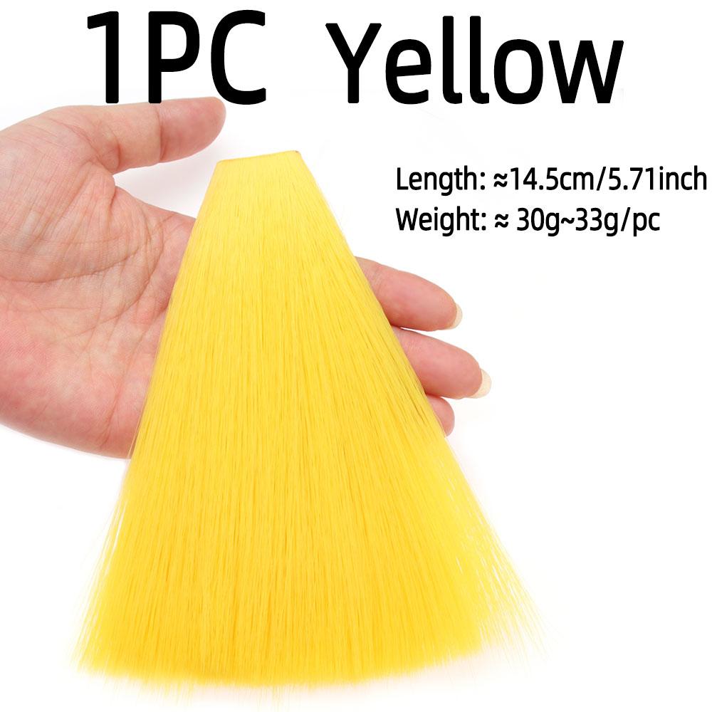 1ks syntetické umělé vlákno Bucktail vázací materiál pro nymfy Streamery Mayflys Jigové návnady Návnady pro mořský rybolov