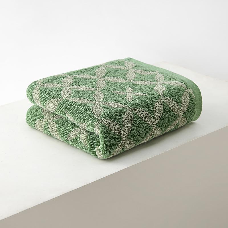 

Полотенце для взрослых из чистого хлопка, жаккардовое, утолщенное, для лица, мягкое, большое, впитывающее полотенце 34*75