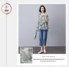Women's Summer 2025 Casual Suit: Short Sleeve Fashionable Two-Piece Jeans Set for Middle-Aged Moms