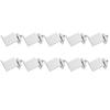 10Pcs PV Solar Panel End Clamp Aluminum Alloy Waterproof Photovoltaic Solar Panel Mounting Z Bracket Clamp