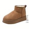 Real Sheepskin Wool Low-Cut Warm Comfortable Shoes Women Fashion Short Shoes New Winter Warm Boots Fur Ladies Snow Boots