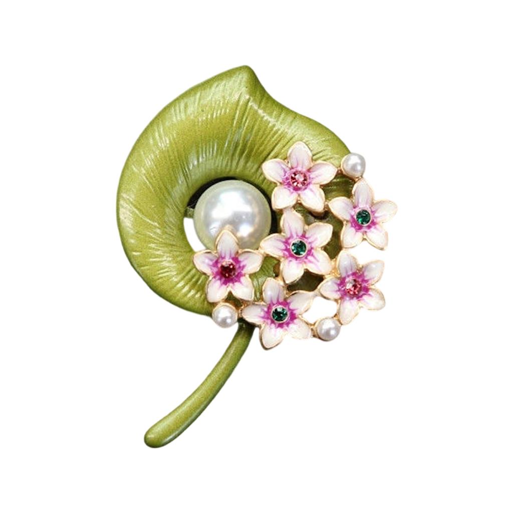 Colorful Brooch Multifuntional Accessory Beautiful Plant Pin Plant Brooch Perfect for Fashion Enthusiasts Present