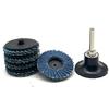 5Pcs 2 Inch Roll Lock Quick Change Flap Discs for Die Grinder Zirconia Flat 40/60/80/120 Grit Grinding Wheels Sanding Disc